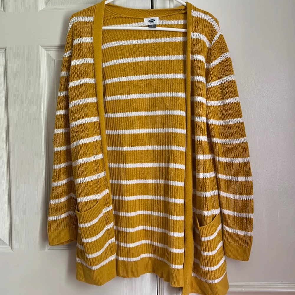 OLD NAVY YELLOW CARDIGAN